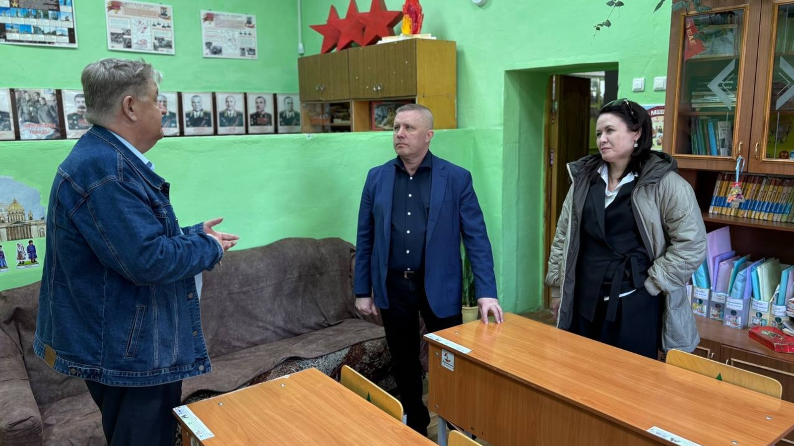 Главы администраций посетили школу-интернат в Ермолаево