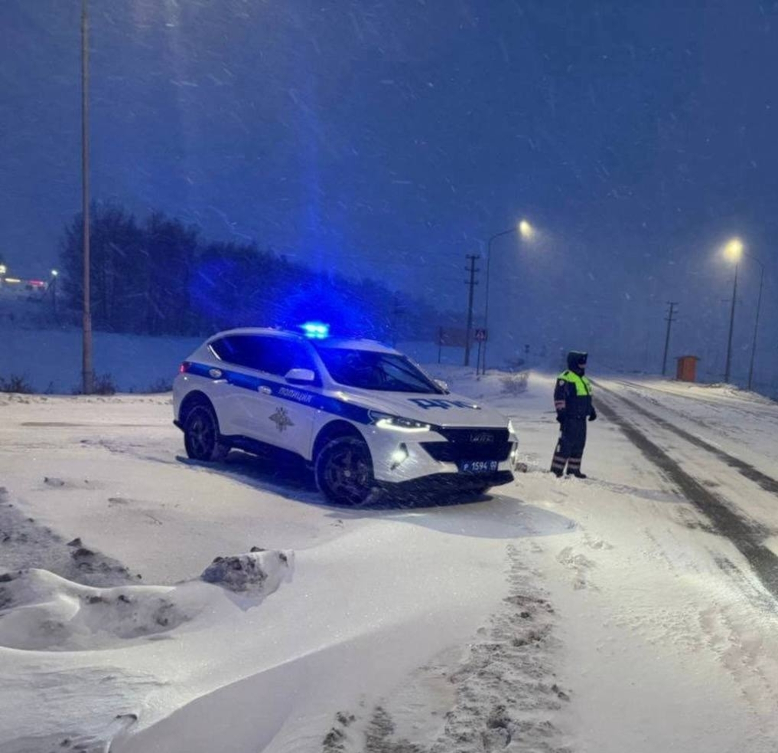 ️Трассу Уфа - Оренбург перекрыли из-за непогоды