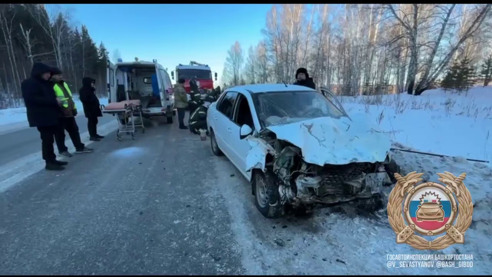 В Башкирии водитель Тойоты погибла на месте