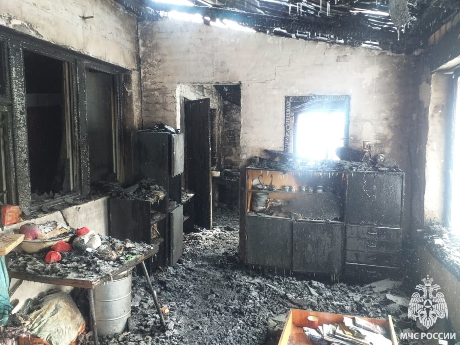 В Куюргазинском районе произошёл пожар в жилом доме