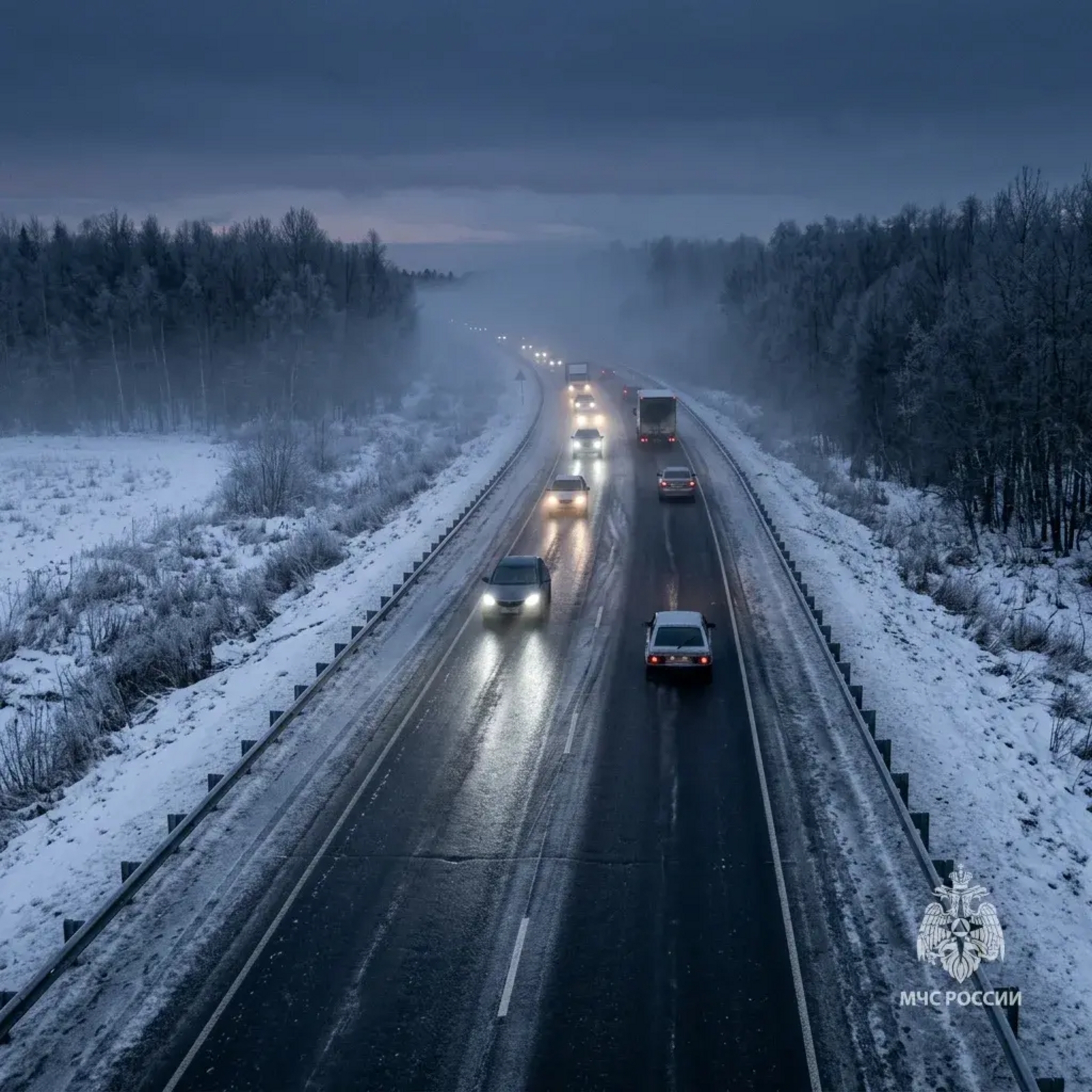 В Башкирии закрыто движение на участке дороги Уфа-Оренбург