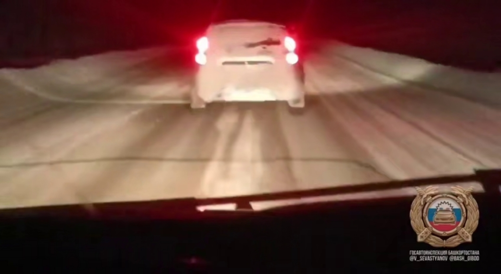 В Башкирии пьяный водитель без прав устроил погоню
