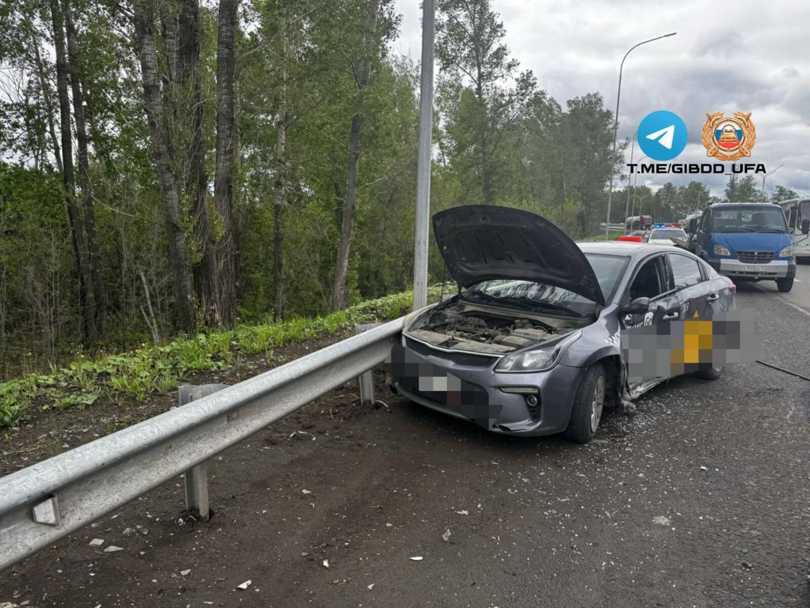 На трассе «Уфа — Оренбург» водитель Гранты устроил массовое ДТП