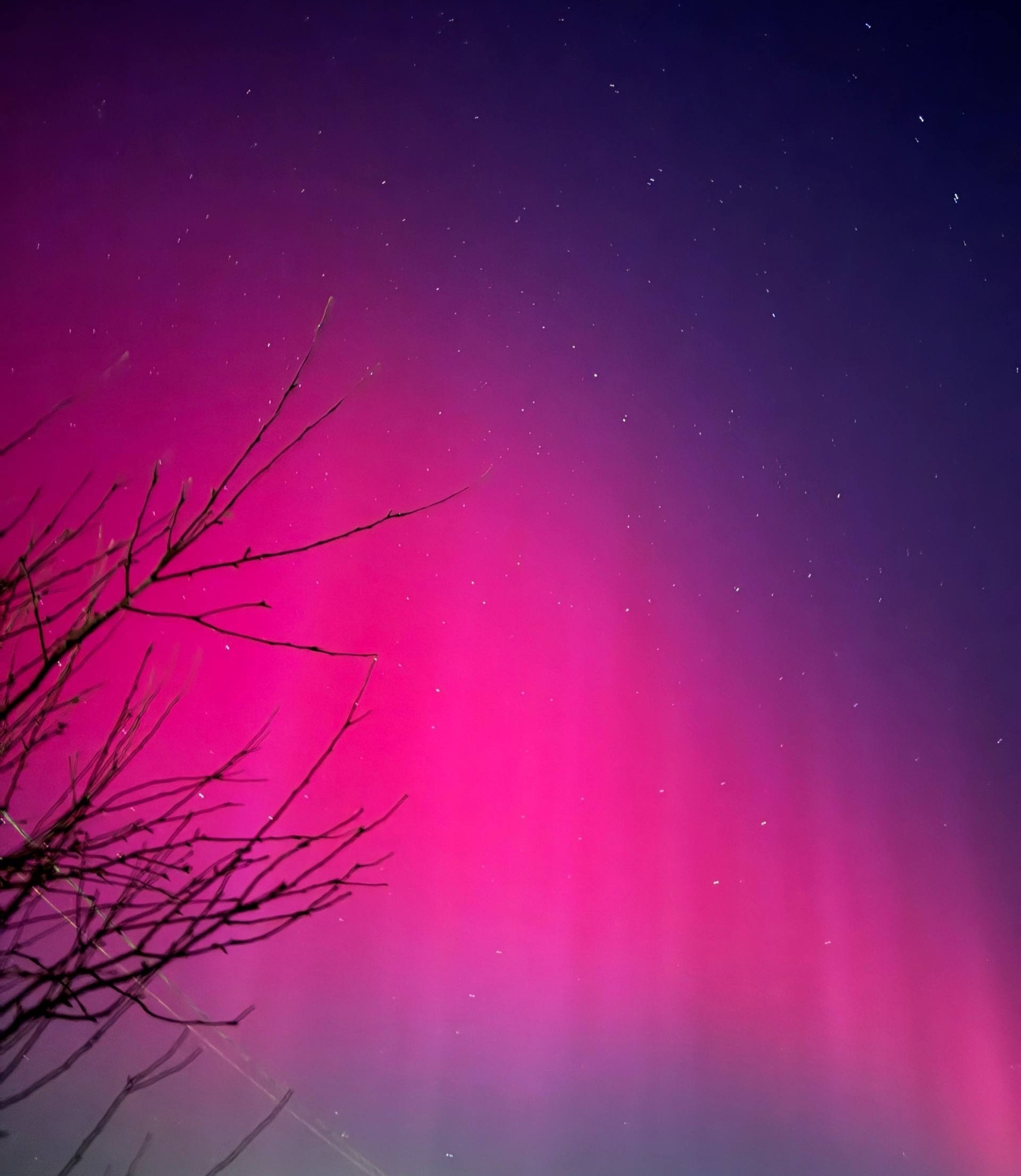 Прямо сейчас жители Башкирии наблюдают «северное сияние»