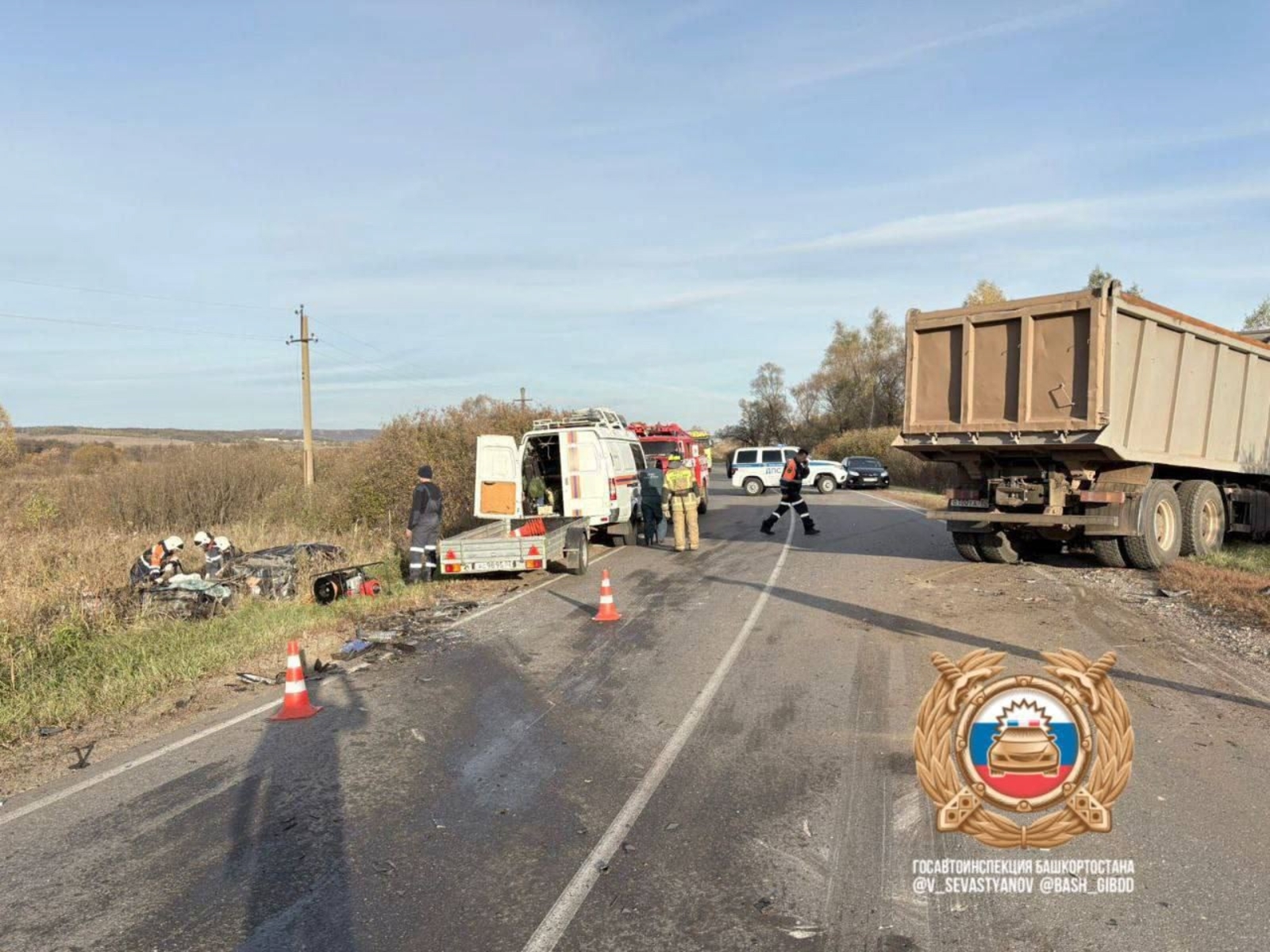 В Куюргазинском районе погиб водитель